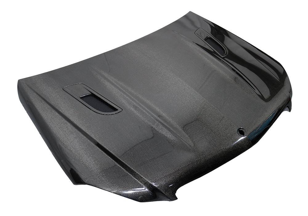 2012-2014 Mercedes C Class 2 doors 4 doors A SPEC Style Carbon Fiber Hood-1