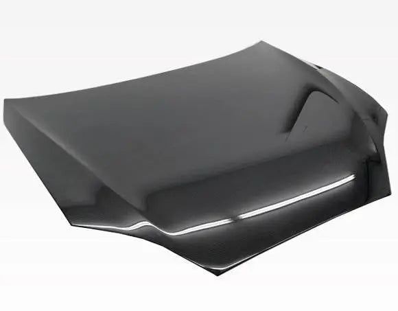 2012-2015 Tesla Model S 4 doors OEM Style Carbon Fiber Black Hood-1