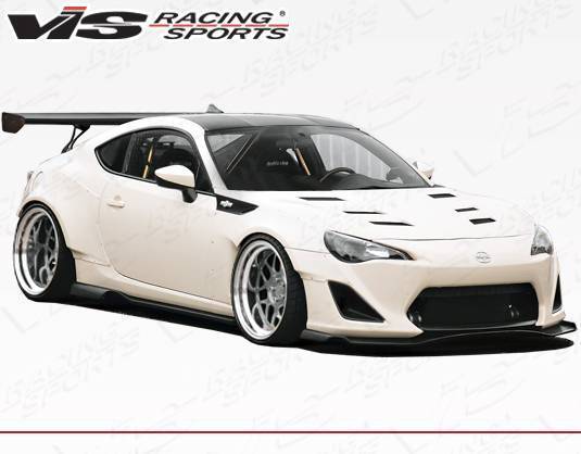 2013-2020 Scion FRS 2 doors Quad Six Style FRP Primer Full Kit-1