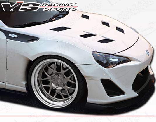 2013-2020 Scion FRS 2 doors Quad Six Style FRP Primer Full Kit-2