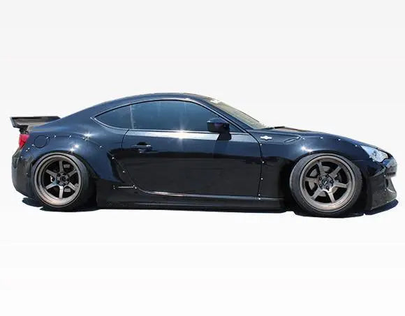2013-2020 Scion FRS 2 doors Quad Six 2 Style FRP Primer Side Skirts-1