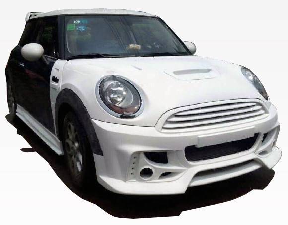 2014-2016 BMW Mini Cooper 2 doors Agressor Style FRP Primer Full Kit-3