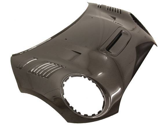 2014-2018 BMW Mini Cooper 2 doors DTM Style Carbon Fiber Black Hood-2