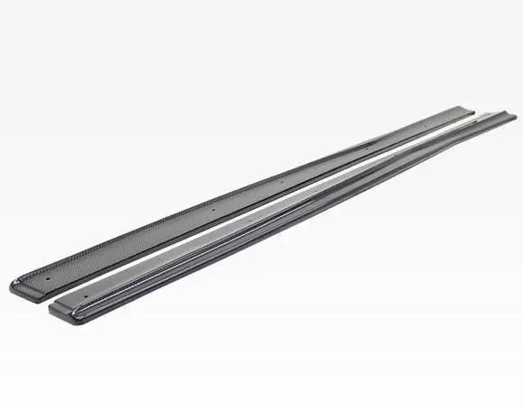 2014-2016 Ford Fiesta Carbon Fiber Black Side Skirts-2