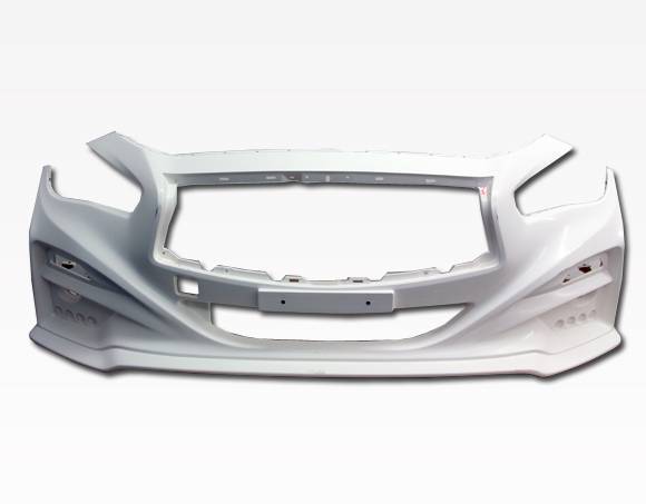 2014-2017 Infiniti Q50 4 doors FRP Primer Front Bumper-1