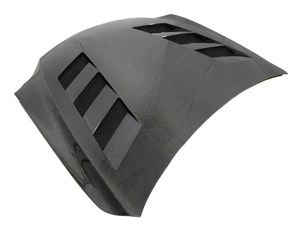 2014-2020 Lexus IS250 IS350 4 doors AMS Style Carbon Fiber Black Hood-1