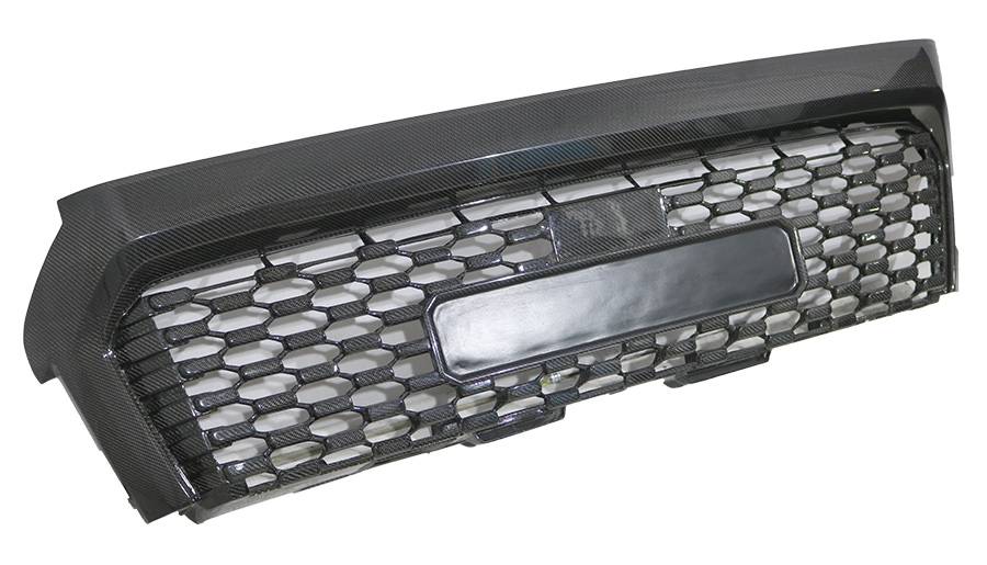 2014-2020 Toyota Tundra 2 doors 4 doors Carbon Fiber Black Grill-2