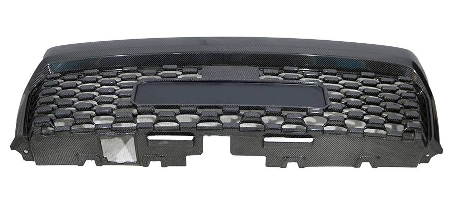 2014-2020 Toyota Tundra 2 doors 4 doors Carbon Fiber Black Grill-3