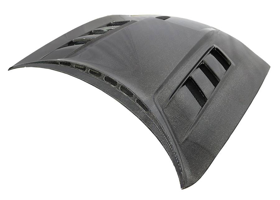 2015-2023 Dodge Charger 4 doors TERMINATOR Style Carbon Fiber Black Hood-4