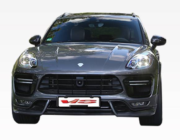 2015-2016 Porsche A Tech Style FRP Primer Front Lip-2