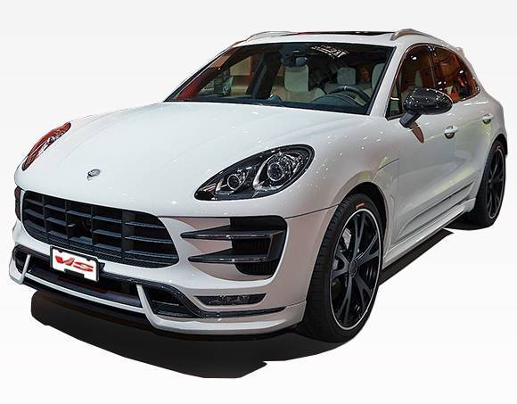 2015-2016 Porsche A Tech Style FRP Primer Front Lip-4