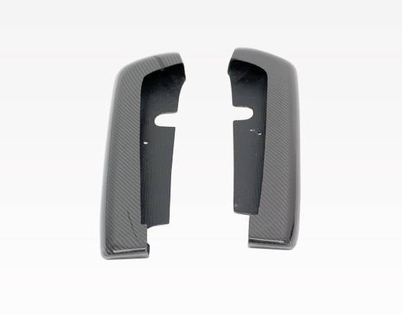 2015-2021 Subaru WRX Carbon Fiber Black Rear Lip-2