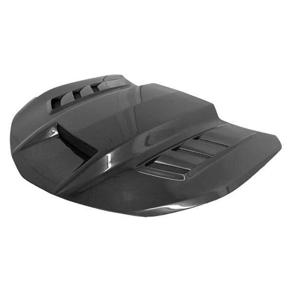 2016-2023 Chevrolet Camaro 2 doors TERMINATOR Style Carbon Fiber Black Hood-1