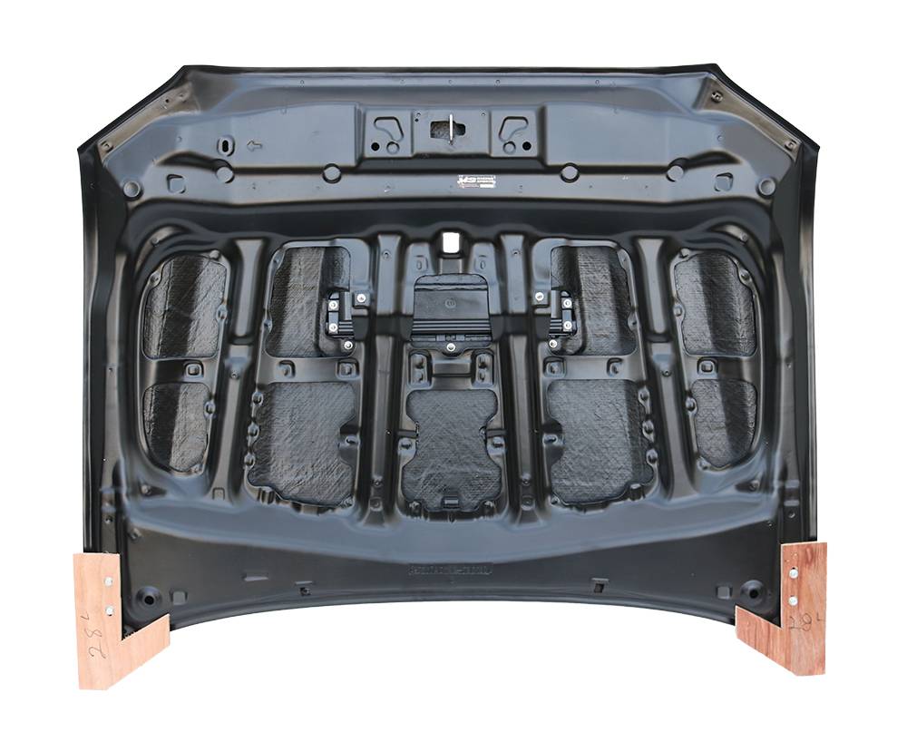 2016-2023 Toyota Tacoma 2 doors TECHNO R Style Carbon Fiber Black Hood-3