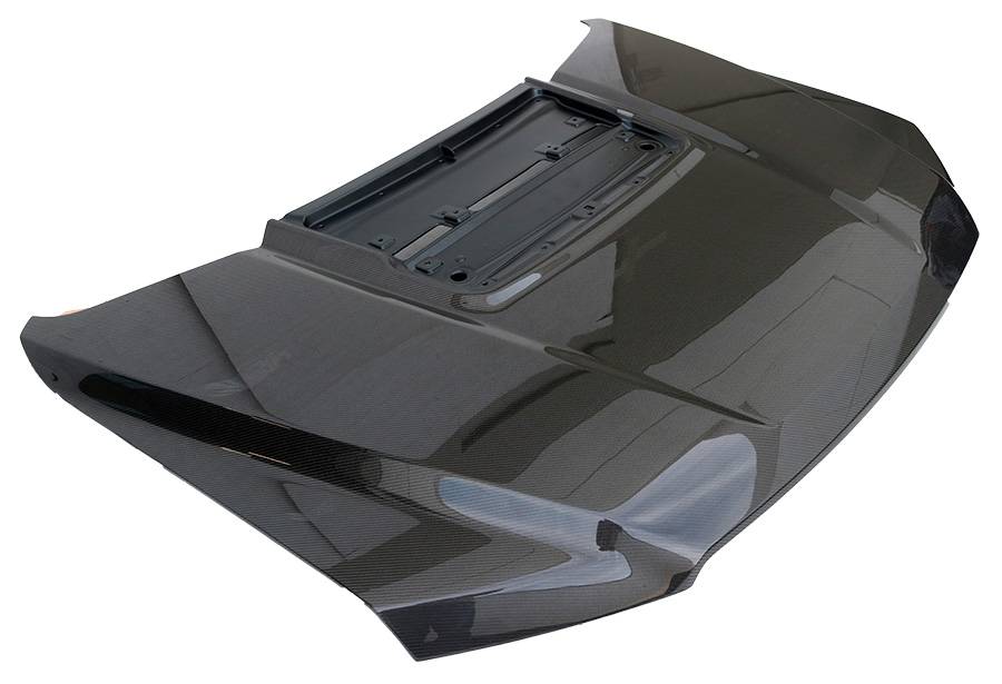 2017-2020 Ford F150 4 doors OEM Style Carbon Fiber Black Hood-1