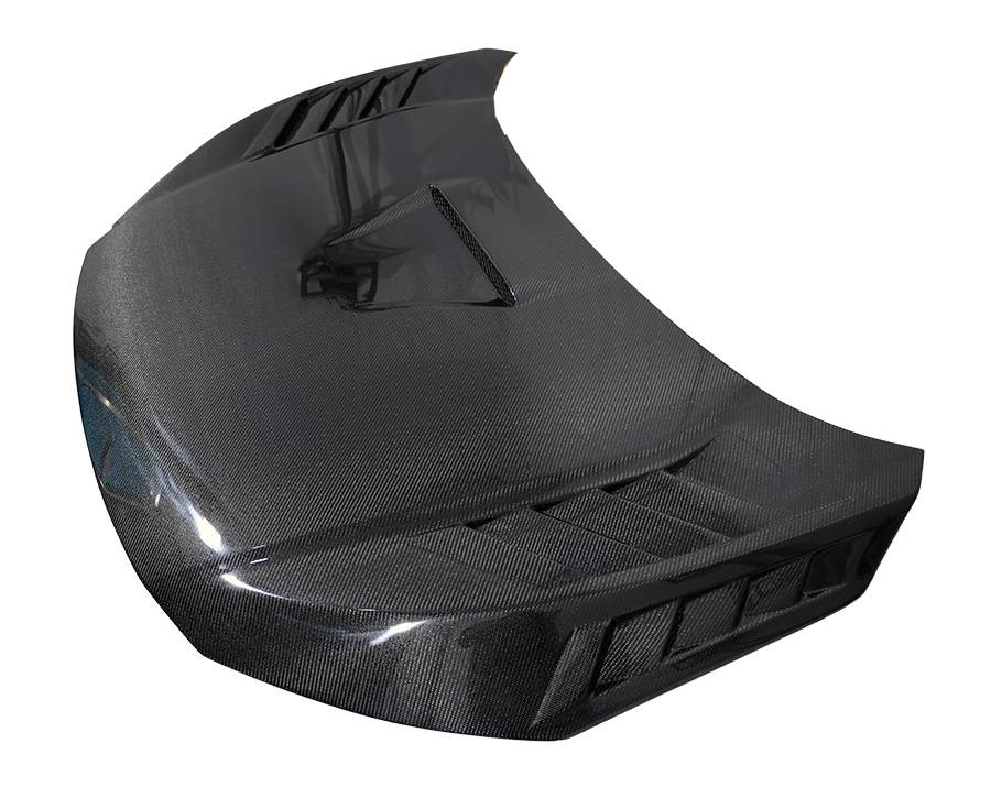 2017-2021 Honda Civic 4 doors MP Style Carbon Fiber Black Hood-1