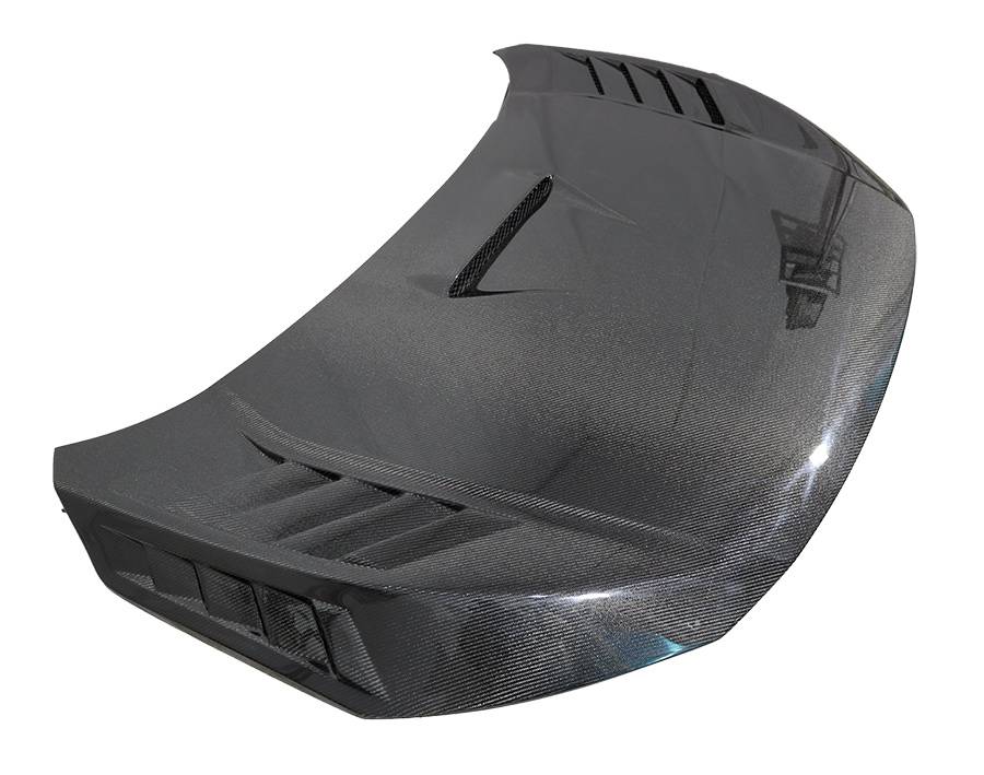 2017-2021 Honda Civic 4 doors MP Style Carbon Fiber Black Hood-2