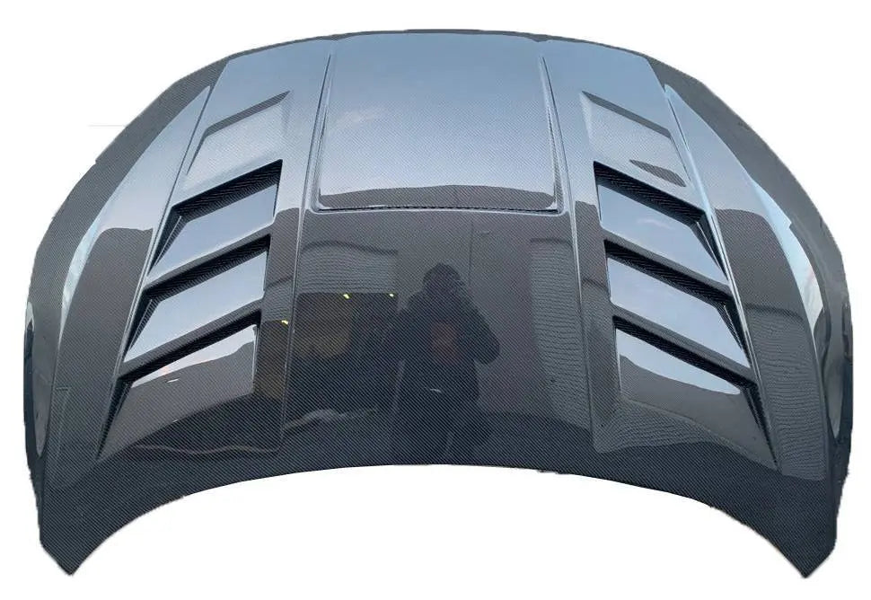 2017-2021 Honda Civic VS 2 Style Carbon Fiber Hood-3