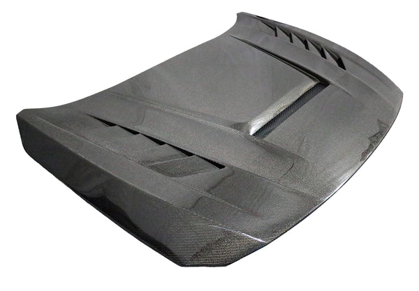 18-22  Honda Accord 4DR VS 2 Style Carbon Fiber Hood