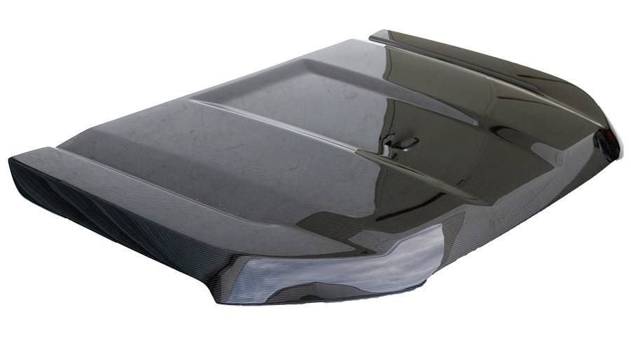 2019-2022 Ford Ranger 2 doors OEM Style Carbon Fiber Black Hood-1