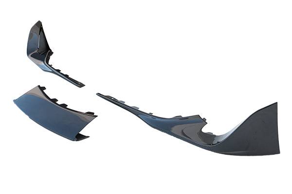 2020-2023 Toyota Supra TECHNO R Style Carbon Fiber Black Front Lip-1