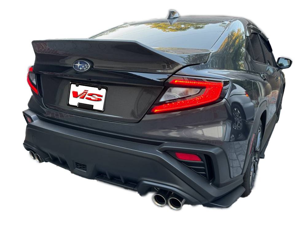 2022-2024 Subaru WRX 4 doors SS Style Carbon Fiber Black Trunk-1