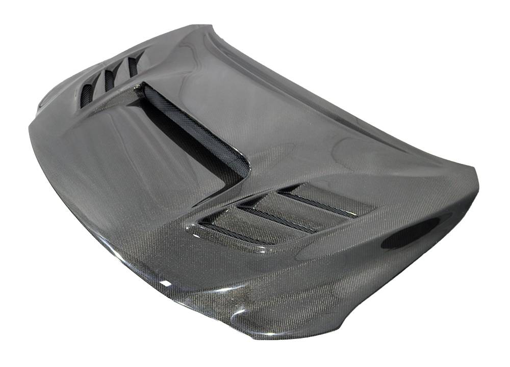 2022-2024 Subaru WRX 4 doors VS2 Style Carbon Fiber Black Hood-2