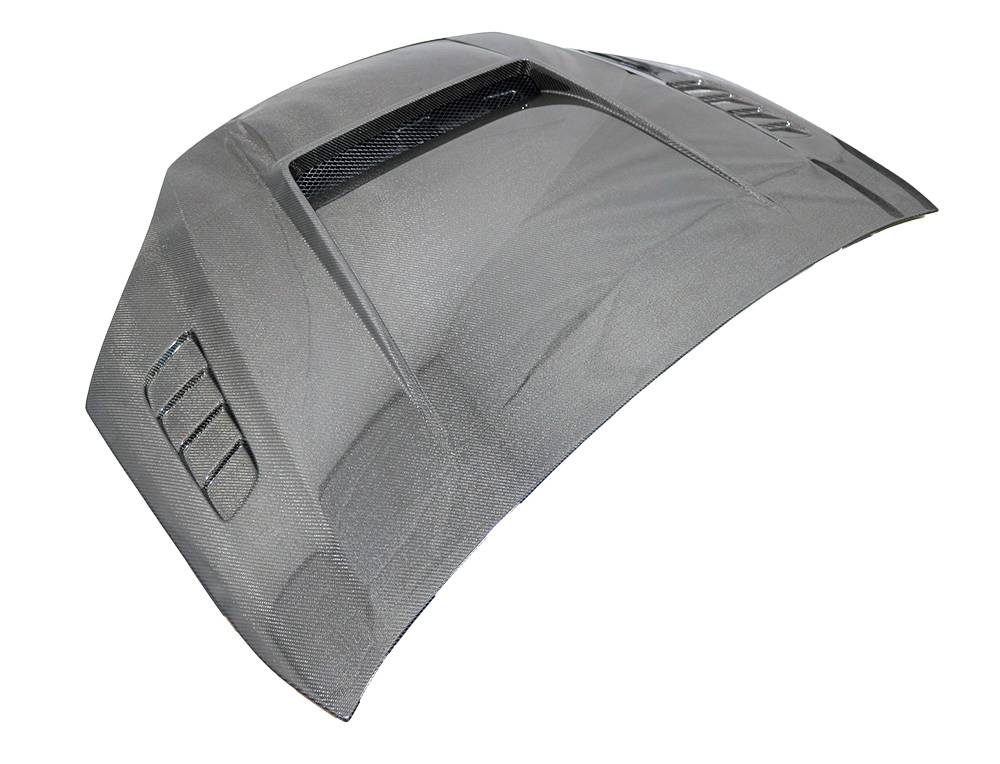 2023-2024 Toyota Prius OEM Style Carbon Fiber Black Hood-2