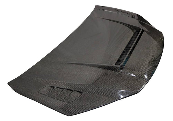2023-2024 Toyota Prius OEM Style Carbon Fiber Black Hood-1