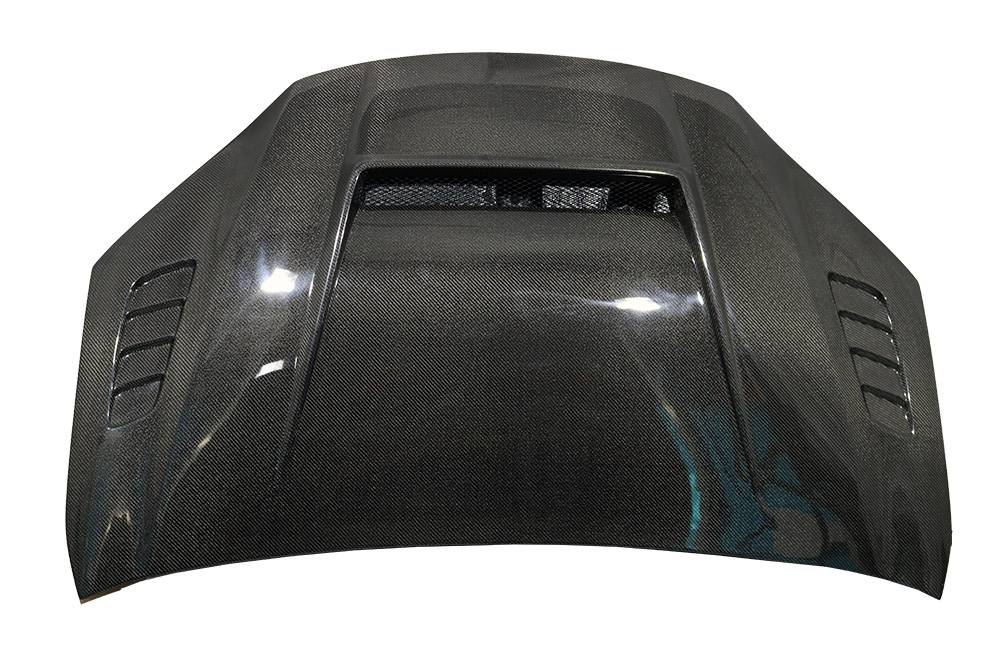 2023-2024 Toyota Prius OEM Style Carbon Fiber Black Hood-3