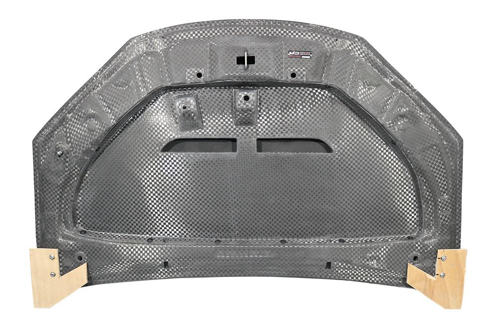 2023-2024 Toyota Prius OEM Style Carbon Fiber Black Hood-4