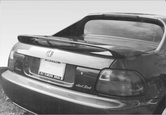 1993-1997 Honda Del Sol FRP Primer Spoiler-1