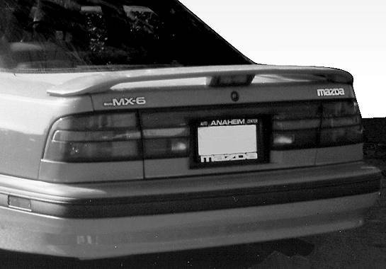 1986-1992 Mazda MX6 FRP Primer Spoiler-1