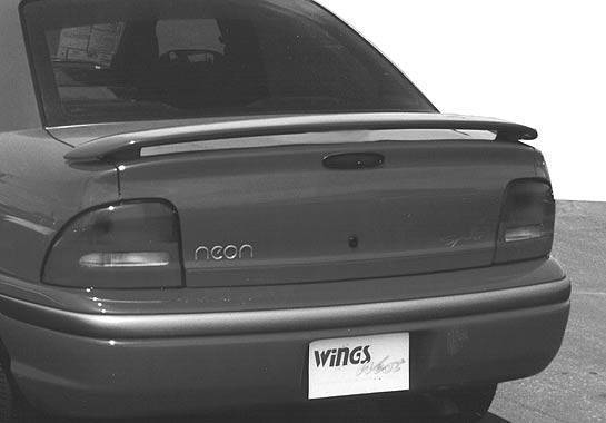 1995-1999 Dodge Neon 2 doors 4 doors FRP Primer Spoiler-1