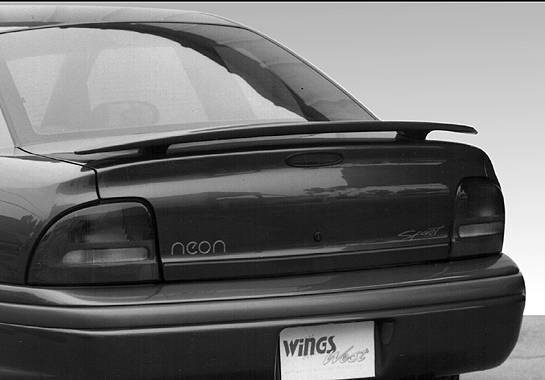 1995-1999 Dodge Neon 2 doors 4 doors FRP Primer Spoiler-1