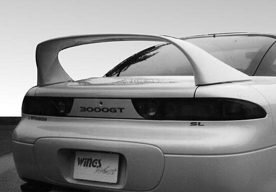 1991-1998 Mitsubishi 3000Gt FRP Primer Spoiler-1