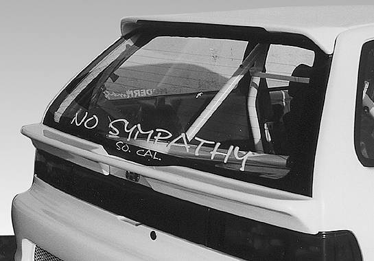 1988-1991 Honda Civic Hatchback FRP Primer Spoiler-1