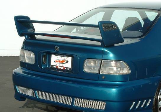 1992-1995 Honda Civic 2 doors FRP Primer Spoiler-1