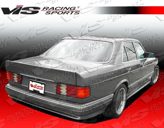 1981-1991 Mercedes S Class W126 4 doors EURO TECH Style FRP Primer Full Kit-2