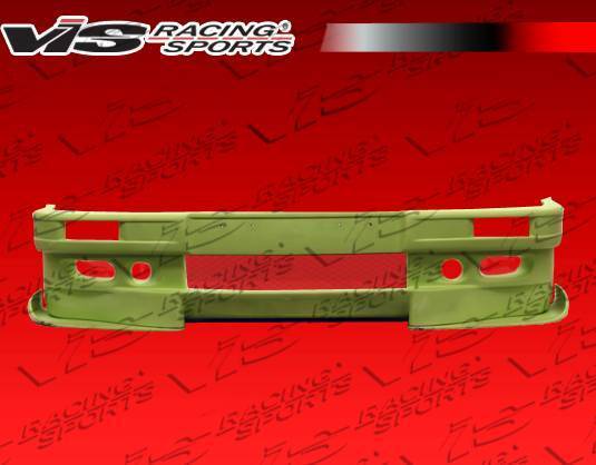 1984-1991 BMW 3 SERIES E30 2 doors EURO TECH Style FRP Primer Front Bumper-3
