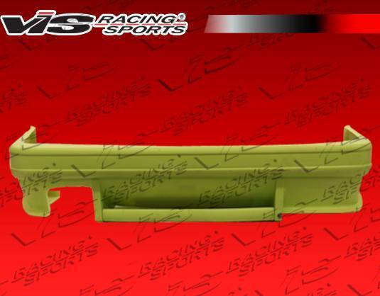 1984-1991 BMW 3 SERIES E30 2 doors EURO TECH Style FRP Primer Rear Bumper-3
