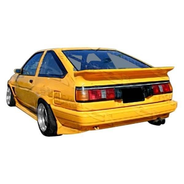 1984-1987 Toyota Corolla Hatchback JB Style FRP Primer Rear Bumper-1