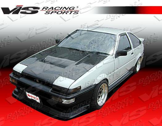 1984-1987 Toyota Corolla Hatchback JB Style FRP Primer Full Kit-1