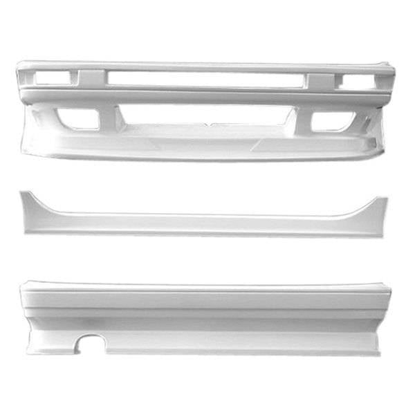 1984-1987 Toyota Corolla Hatchback MONSTER Style FRP Primer Rear Bumper-1