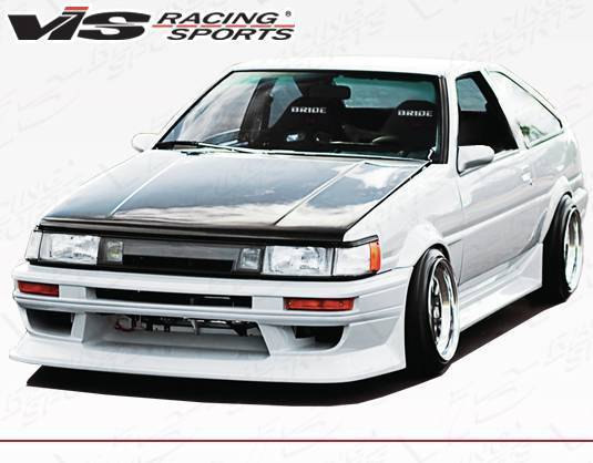 1984-1987 Toyota Levin Hatchback RF Style FRP Primer Front Bumper-2