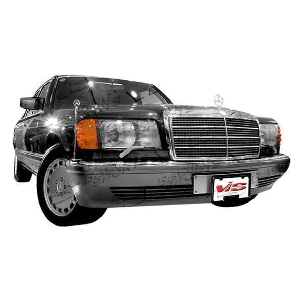 1986-1995 Mercedes E Class W124 4 doors EURO TECH Style FRP Primer Front Bumper-1