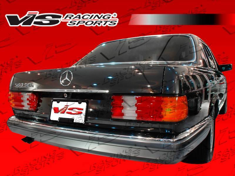 1986-1995 Mercedes E Class W124 4 doors EURO TECH Style FRP Primer Rear Bumper-3
