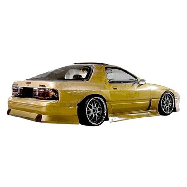 1986-1991 Mazda RX7 2 doors B Speed Style FRP Primer Side Skirts-1