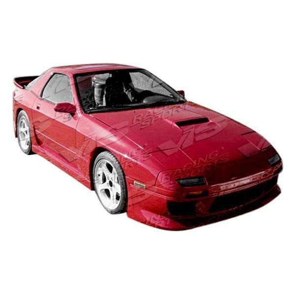 1986-1991 Mazda RX7 2 doors G Speed Style FRP Primer Full Kit-1