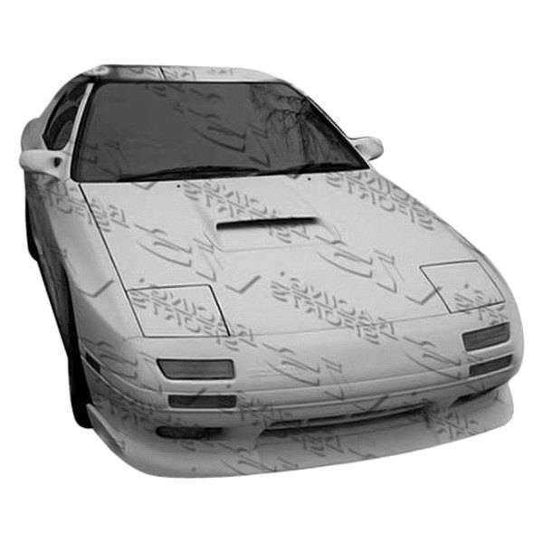 1986-1991 Mazda RX7 2 doors MAGNUM Style FRP Primer Front Lip-1